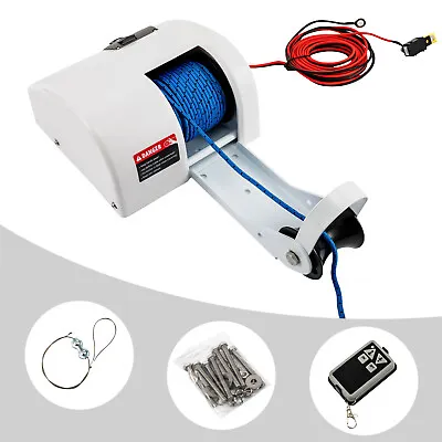 12V Boat Electric Windlass Anchor Winch With Wireless Remote Marine Saltwater • $178