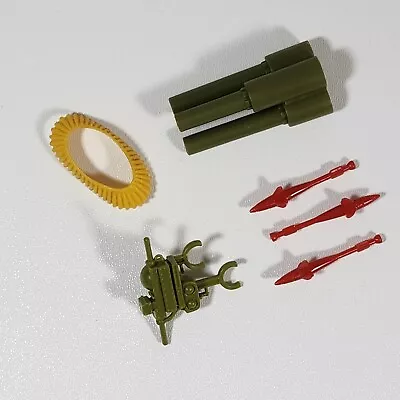 GI Joe Backblast Accessories Set Vintage 1989 Missiles Tubes Launcher Bandolier • $28.99