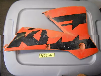 KTM Orange Side Panel Tank Spoiler LC4 50308151000 • $29.99