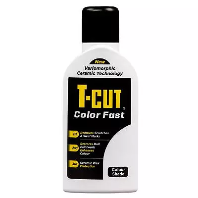 T-Cut Color Fast White Ceramic Wax Polish Scratch Remover Colour Enhancer • £14.99