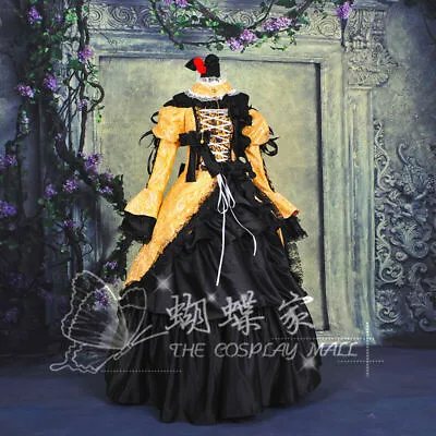 Vocaloid Rin Daughter Of Evil Cosplay Costume Evening Ball Dress Gothic Outfit • $189.90