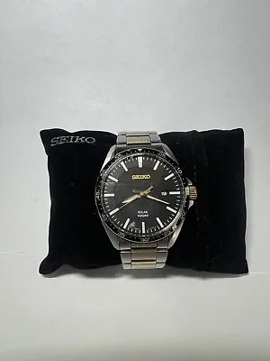Seiko Men's Sport Watches Japanese-Quartz Stainless-Steel Strap Model: SNE485 • $74.99