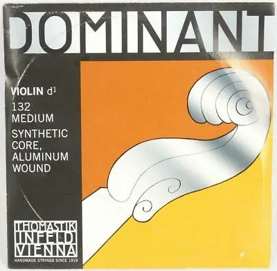 Dominant 132 4/4 Violin D1 Aluminum Wound String Thomastik Strings Orchestral • $13.16