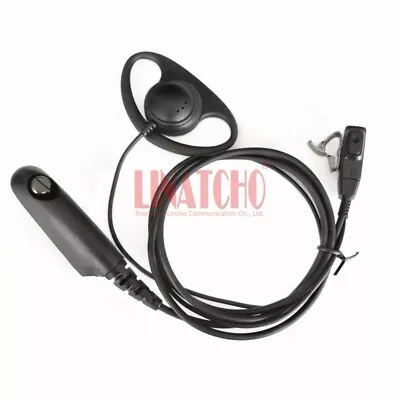 For Motorola GP328 GP329 GP338 GP339 PTT Wired Walkie Talkie Ear Hook Earphone • $13.98