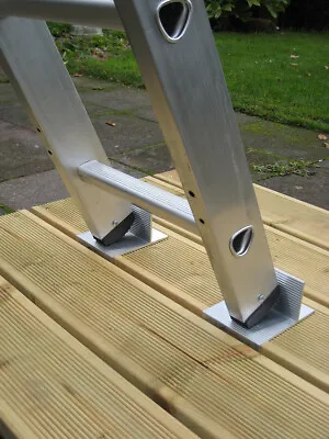 £21.95 • Buy LadderMat Footee Anti-Slip Ladder (Pair) - Anti - Slip For Decking & Grass
