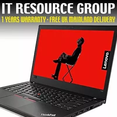 14  LENOVO T480 LAPTOP CORE I5-7300U 8GB DDR4 256GB SSD WINDOWS 10 WARRANTY • £129.99