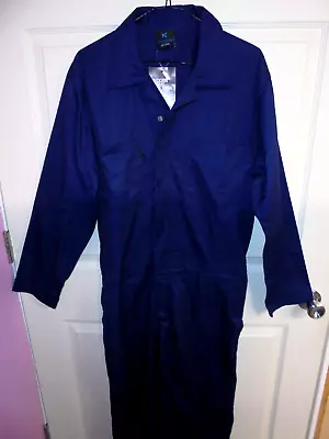 Kolossus Workwear Men's Coveralls Dark Blue Size Medium Overall Boiler Suit • $24