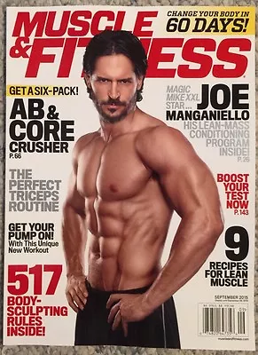 Muscle And Fitness Joe Manganiello Ab And Core September 2015 FREE SHIPPING • $17.97
