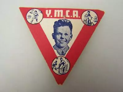 1945 Cardboard Donation Badge YMCA Fete - Fun Parlour Dancing Movies      2449 • $8.95