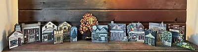 Brandywine Woodcrafts Shelf Sitters Houses ++ Lot Of 15 ~ Nice! • $35