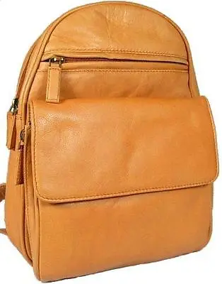 £64.99 • Buy New Visconti Sand Soft Leather Backpack Organiser Superb Quality Bag