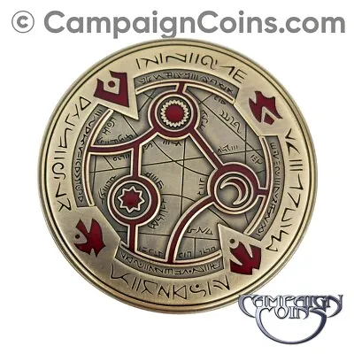 $11.23 • Buy 5e ARCANE CONCENTRATION TOKEN Fantasy RPG Metal Magic Spell Campaign Coins