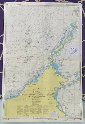 Admiralty 3483 MINDORO STRAIT TO LUCONIA SHOALS AND SELAT MAKASAR Map Chart • $76.95