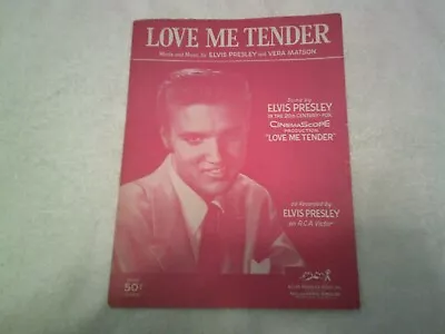 Elvis Presley ~ Love Me Tender Vintage Sheet Music From His First Movie • $6