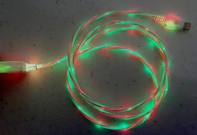 MULTI-COLOR Led LIGHT Glow MICRO USB Data Cable Charger FOR Samsung Galaxy S3 S4 • $10.89