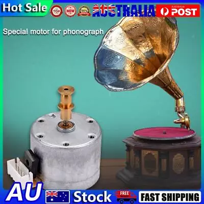 Phonograph Motor Gramophone Vinyl Record Players 6-12V Metal Parts Replacements • $9.91