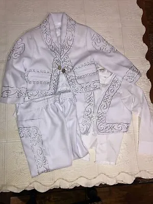 White Matador Outfit Halloween Costume Toddler Size 3 • $30