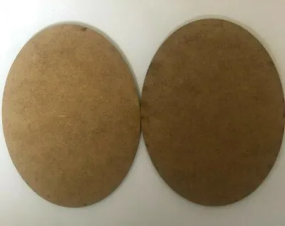 2mm MDF Laser Cut Oval Bases 150mm X 95mm Pack Of 2 • £1