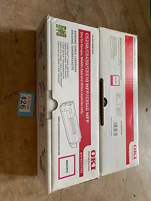 Genuine OKI 42127455 Toner Cartridge Magenta  Boxed Free UK Delivery • £20