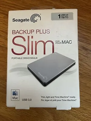 Seagate Backup Plus Slim 1TB External 5400 RPM 2.5 Inch (STDR1000101) Hard... • $69.95