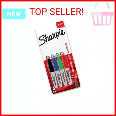 SHARPIE Mini Permanent Markers Fine Point Assorted Colors 4 Count • $10.16