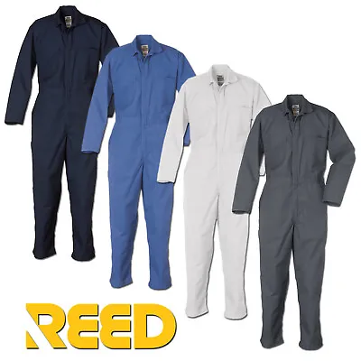 Unlined Industrial Work Coveralls 2 Pocket Polyblend Uniform Clothes Reed • $38.98