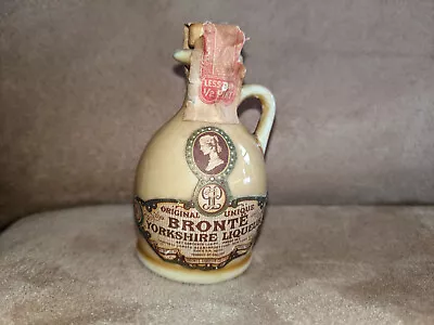 Vintage Miniature Bronte Yorkshire Liqueur Pottery Jug Orig Label & Stamp • $20