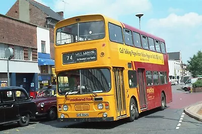 Colour Negative South Yorkshire PTE Daimler Fleetline SHE552S Midland Fox • £1.15