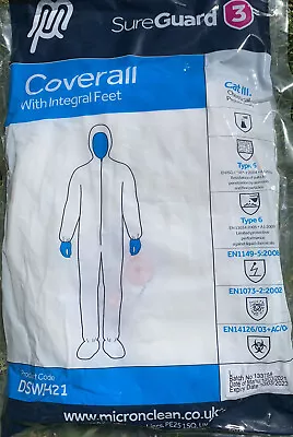 Coverall Spray Suit For Painting DIY Protection Sureguard 3 Cleaner NEW CHEAP • £2.50