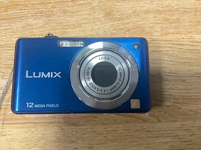 Panasonic Lumix DSC-FS15 Digital Camera Blue With Chargers • £50