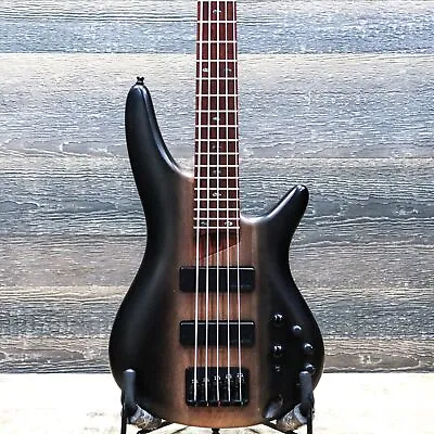 Ibanez SR505E Soundgear Series Surreal Black Dual Fade 5-String El. Bass W/Case • $629.99