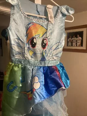Halloween My Little Pony Rainbow Dash Girls Costume Size Medium 7-8 • $4.99