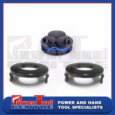 Qualcast Quality Spool Cover Cap X2 & Line X1 GT2518 Strimmer Trimmer • £13.99