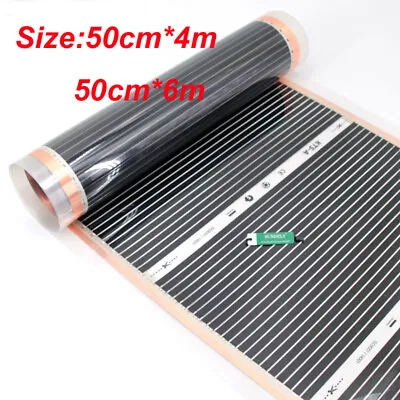 Underfloor Infrared Heating Film Kit Electric Mat Laminate Wood Floor 220W/m • £18.16