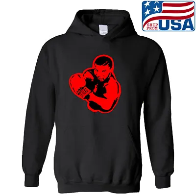 Iron Mike Tyson Boxing Champion Black Hoodie Sweatshirt Size S To 3XL • $35.99