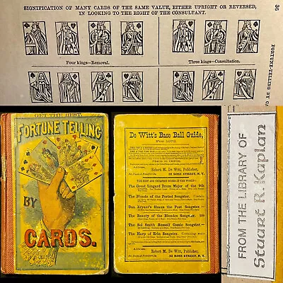 1st Ed 1872 LeNormand Divination Fortune Telling Playing Cards Cartomancy Book • $2600