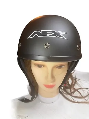 New AFX FX-70 Beanie Half Helmet For Motorcycle Street Riding DOT Certified • $46.74