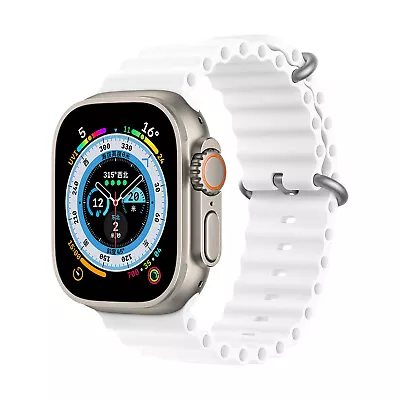 $9.21 • Buy Ocean Band Strap For Apple Watch Ultra 8 7 6 5 4 3 SE 49mm 38/40/41mm 42/44/45mm