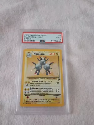 Pokémon Base Set 2 Magneton PSA 9 Holo Rare Pokémon Card 2000 • $70