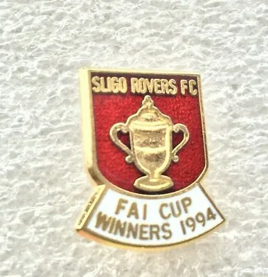 £15 • Buy Irish Club Sligo Rovers FIA Cup Winners Badge