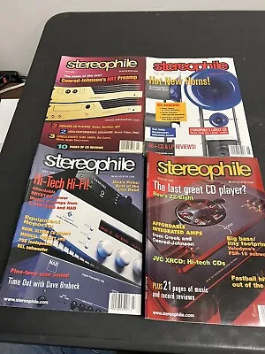$17.99 • Buy Stereophile Magazines Lot Of 4 From 1998 - May, June, July, And August