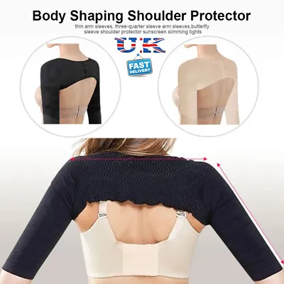 £7.99 • Buy Women Seamless Body Shaper Arm Slimmer Compression Tops Garment Post Surgical UK