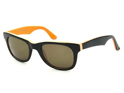 Electric Detroit XL Unisex Sunglasses Black Over Orange / Bronze (SCUFFED) #867 • $35.95