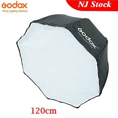 US Godox 47  120cm Octagon Umbrella Softbox For Studio Camera Flash Speedlite • $37.59