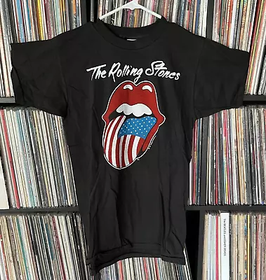 Vintage Rolling Stones 1981 Tour Tee Shirt Band Screen Stars • $200