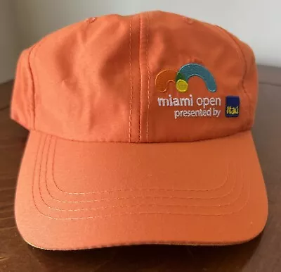 New Miami Open 2023 Orange Color Tennis Hat - Rare Exclusive • $76.91