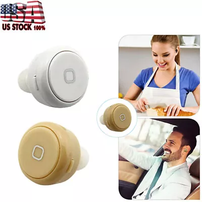 Bluetooth Earphone Noise Canceling Wireless Mini Earbud Single Earpiece With Mic • $13.81