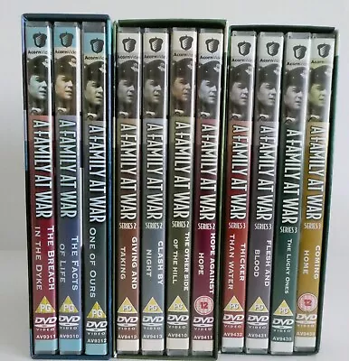 A Family At War Complete Box Set Series 1 - 3  22 Discs Played Once VGC • £18