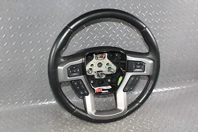 15-20 F150 Black Leather Platinum Heated Steering Wheel Radio Cruise Control OEM • $269.99