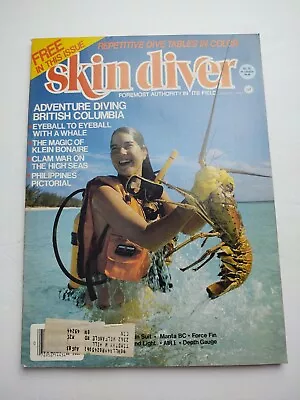 Vintage SKIN DIVER MAGAZINE January 1982 Single Issue Magazine.  • $19.19